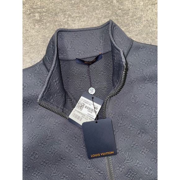 Louis Vuitton LVSE Monogram Zip Through Top Logo Grey Gris Track Jacket M Medium - Picture 6 of 16